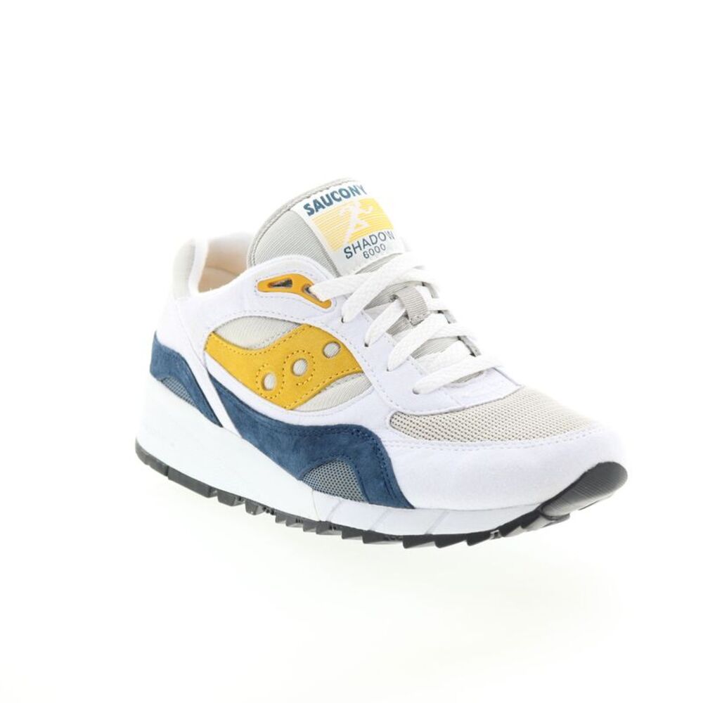 Saucony Mens Shadow 6000 White Shoes (NWT) - Picture 2 of 7